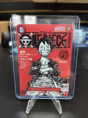 One Piece magazine w red luffy promo sealed