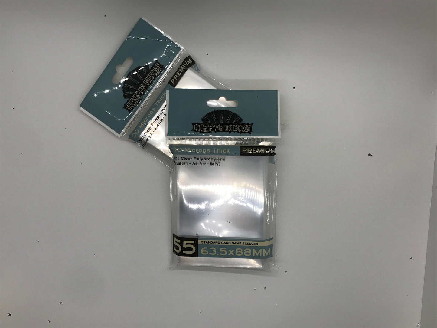 Premium Standard Pokemon Card Sleeves (63.5x88mm) 55 Pack, 100 Micron