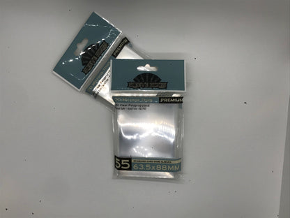 Premium Standard Pokemon Card Sleeves (63.5x88mm) 55 Pack, 100 Micron